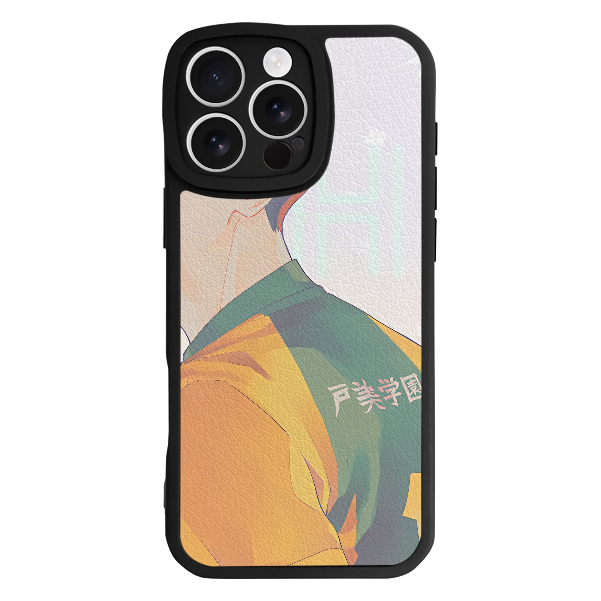 （画像用） ハイキュー!! Haikyu!! 【iPhone 16シリーズ対応】シリコンスマホケース（レザー調） 材質：シリコン